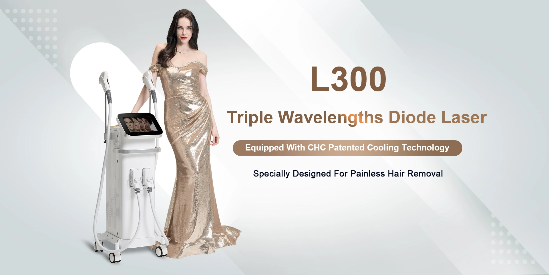 The L300EU 4 Wavelengths Diode Laser device from Anchorfree